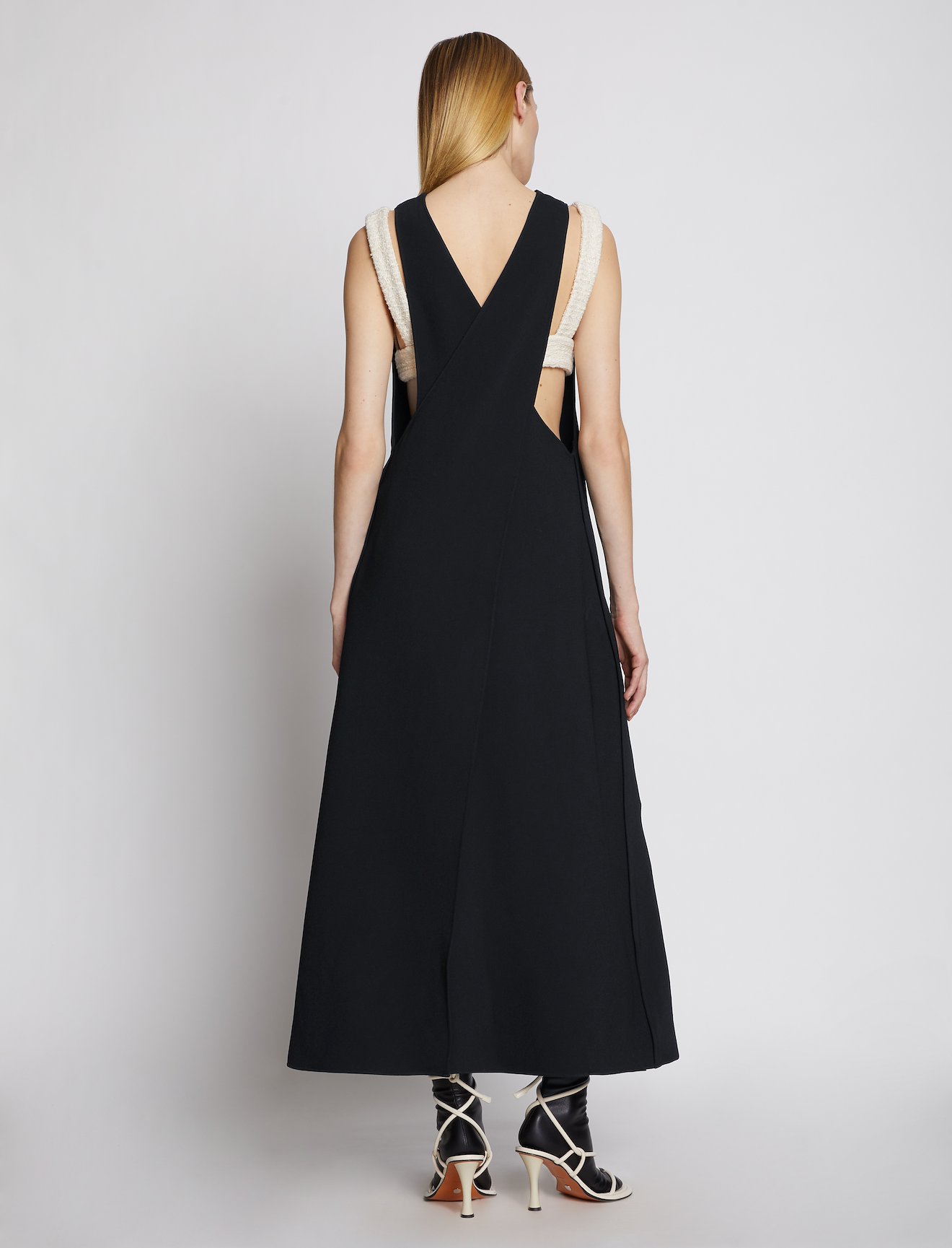 Layered V-neck Dress #2
