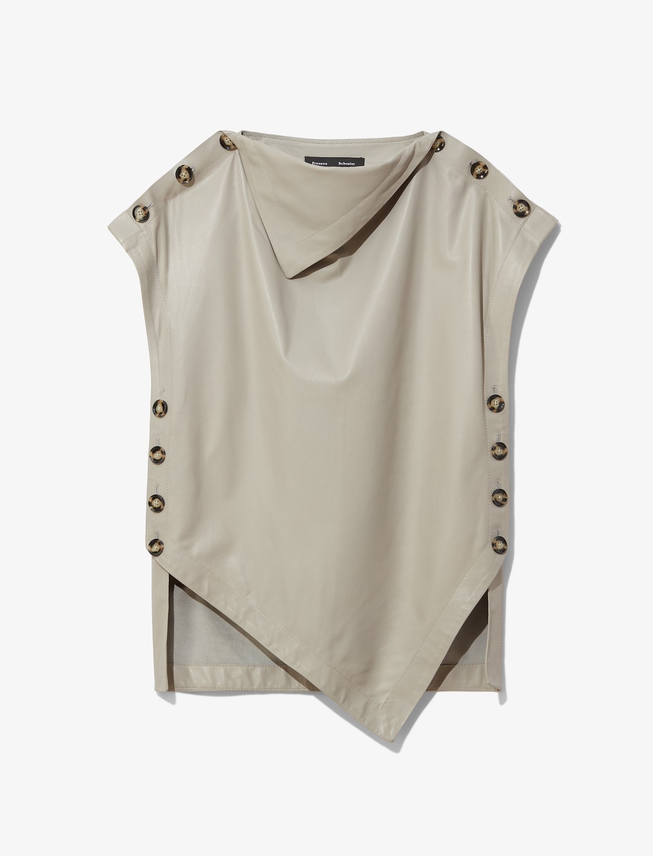 Leather Bandana Neck Top #5
