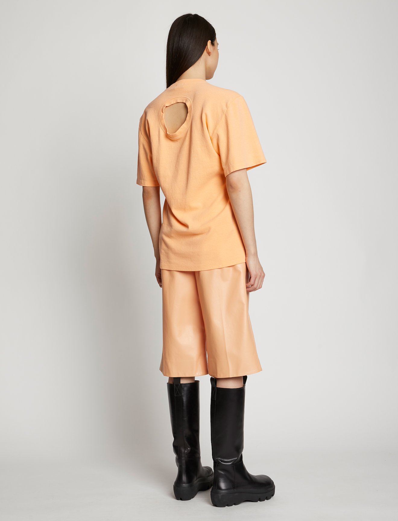 Leather Knee Length Shorts #2