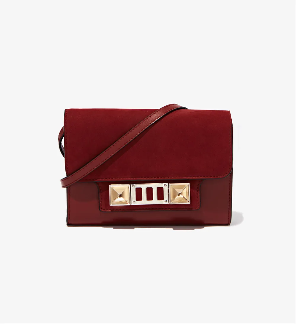 Leather Nubuck PS11 Wallet With Strap