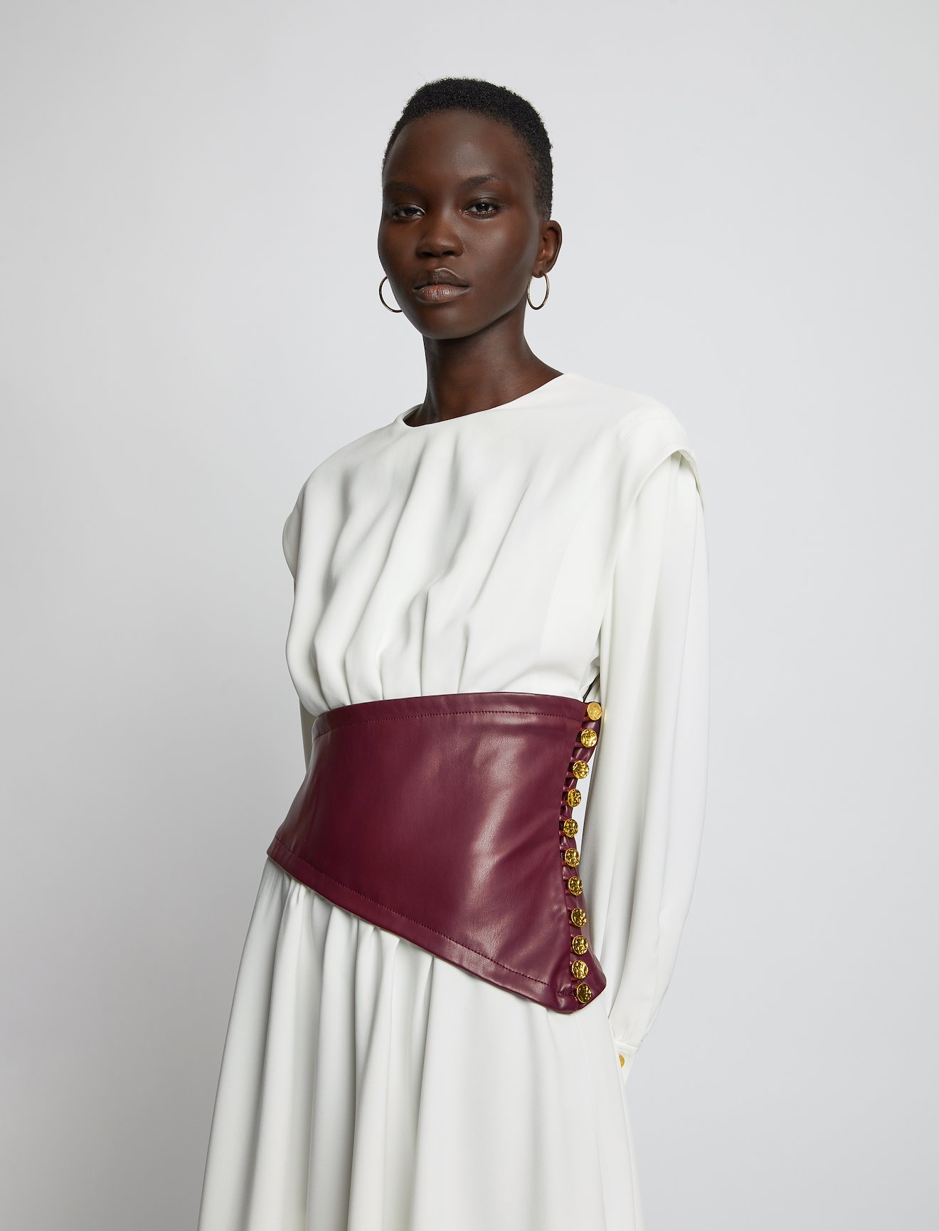 Leather Waistband Dress #3