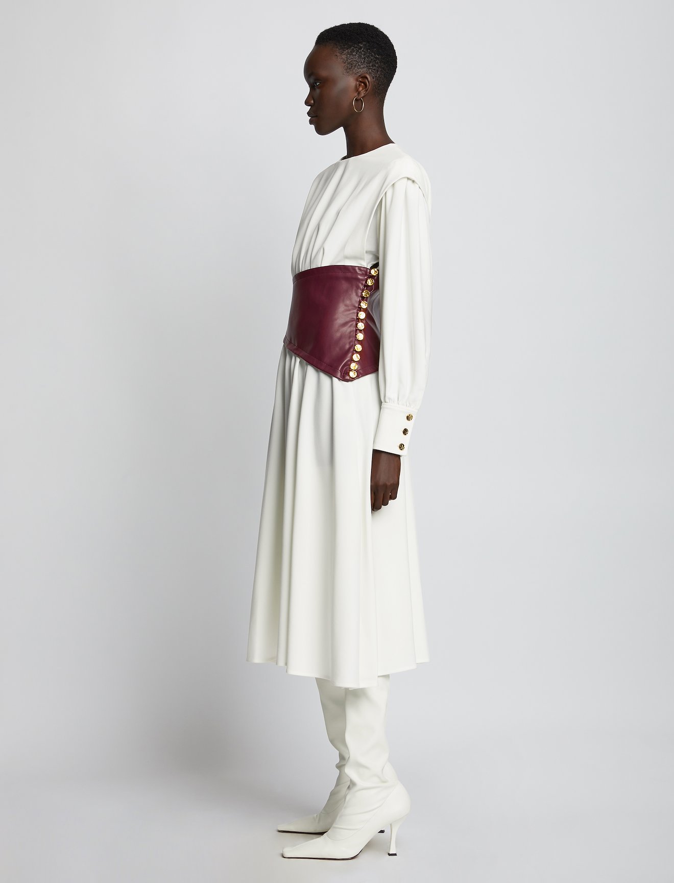 Leather Waistband Dress #1