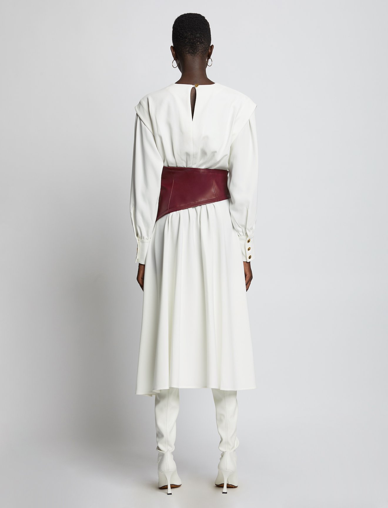 Leather Waistband Dress #2