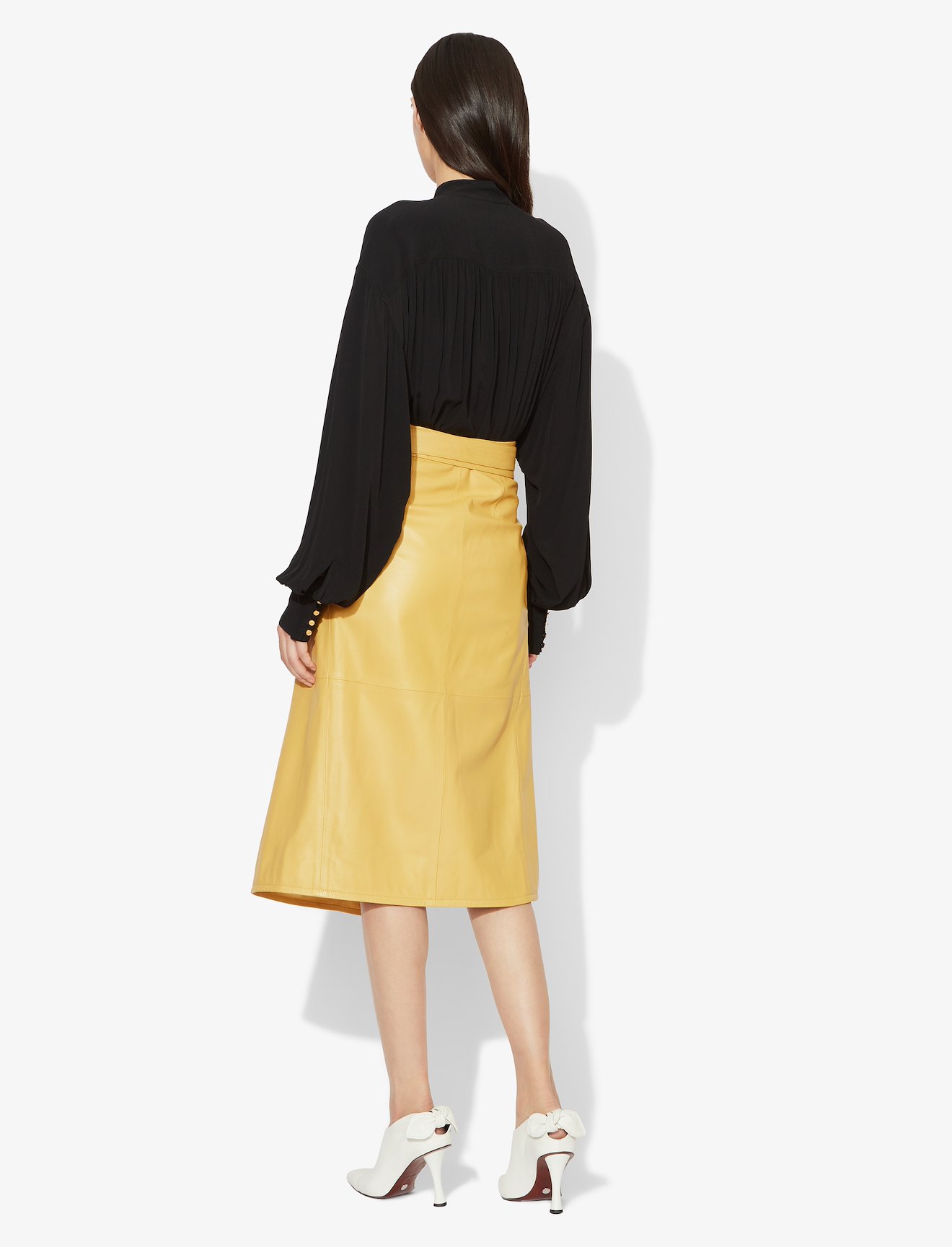 Leather Wrap Skirt #2