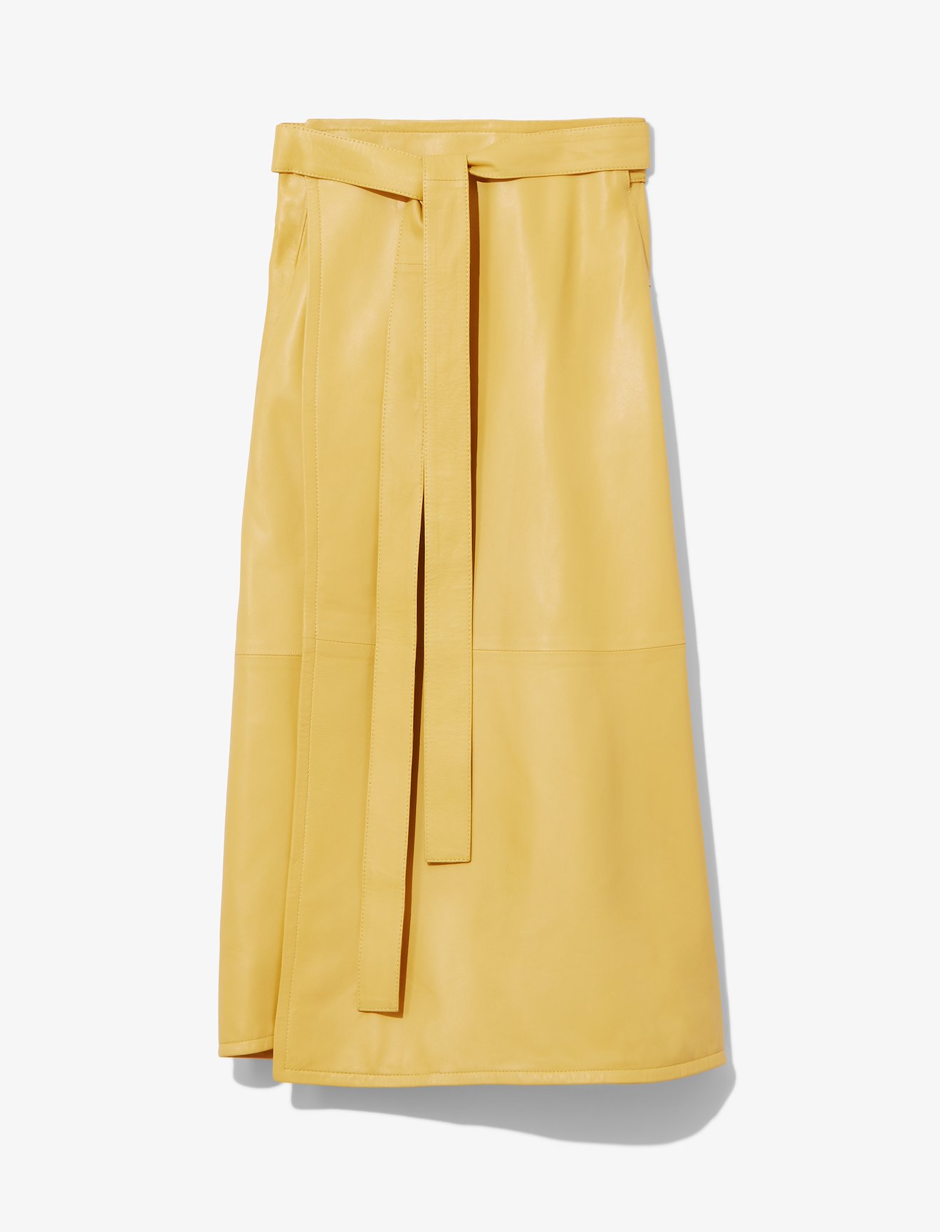 Leather Wrap Skirt #4
