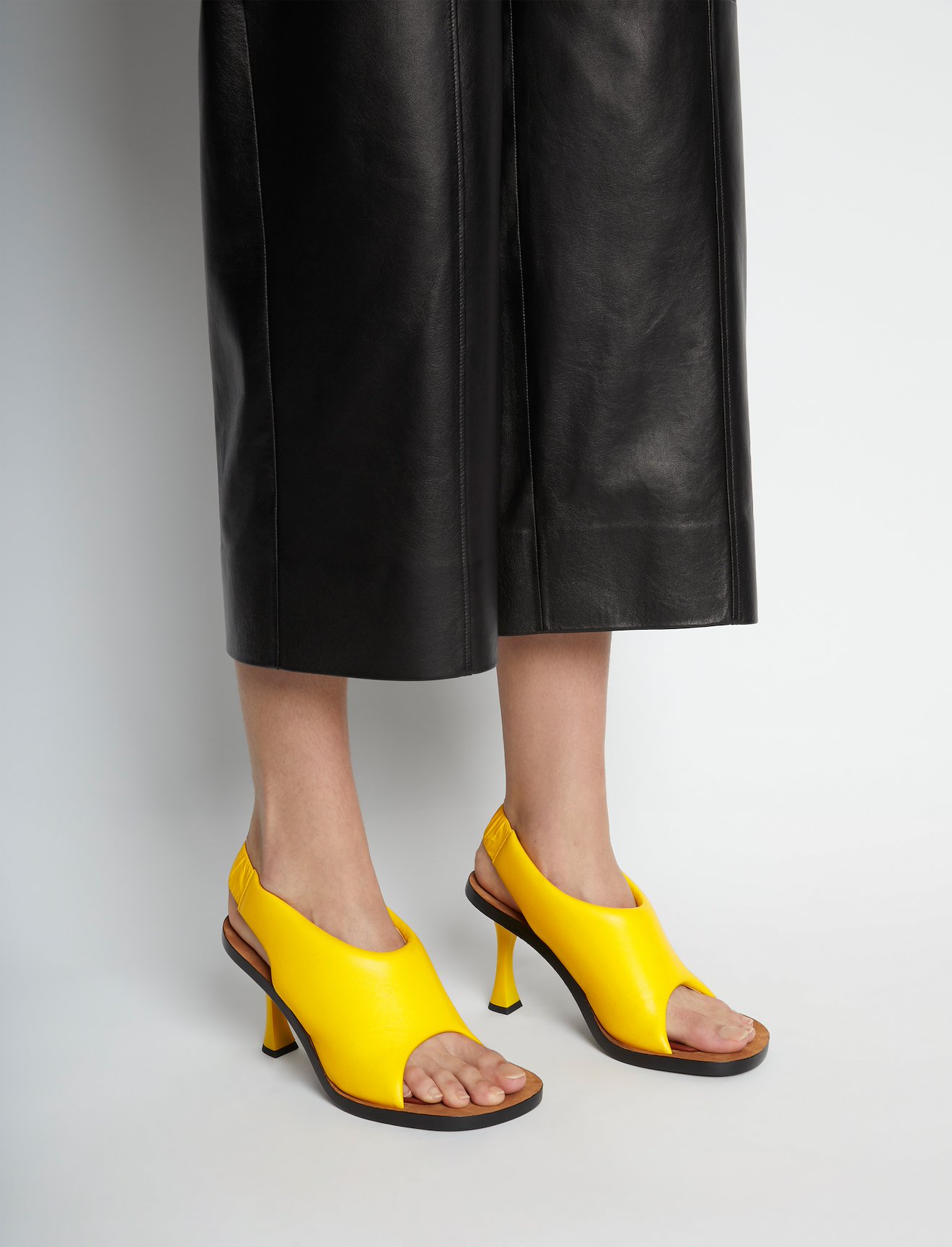 Ledge open-toe sculpted-heel sandals #4