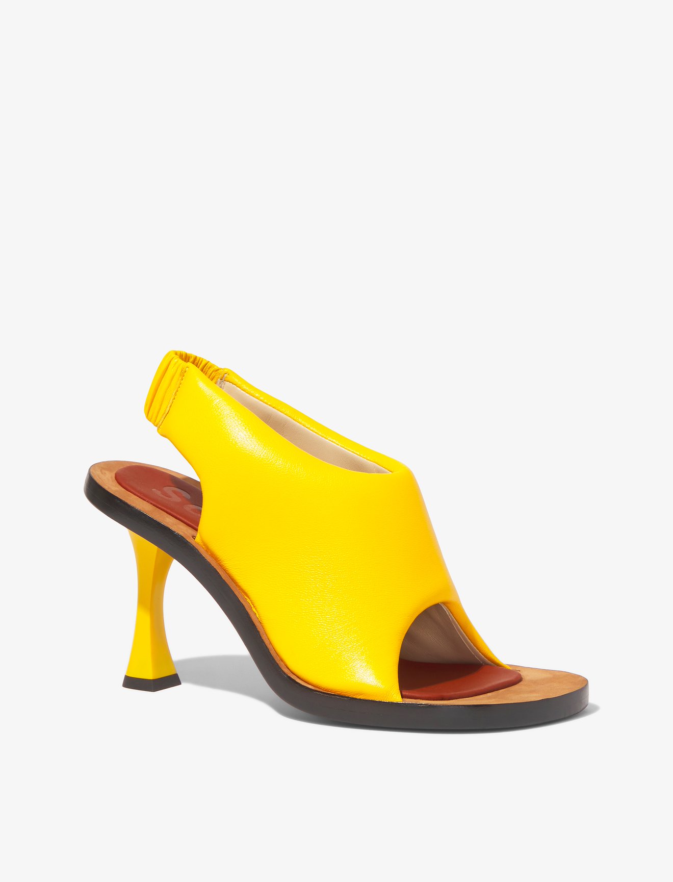 Ledge open-toe sculpted-heel sandals #1