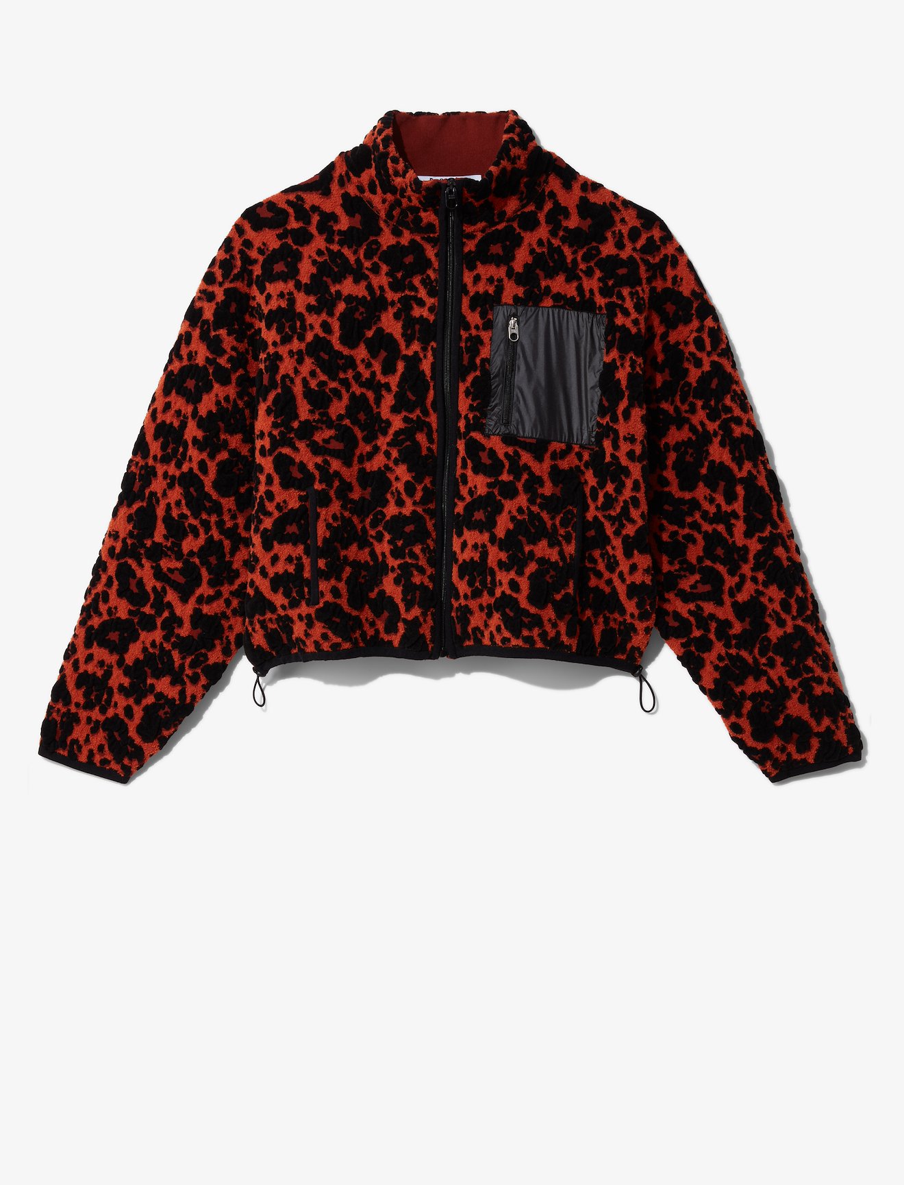 Leopard Bubble Jacquard Jacket #4