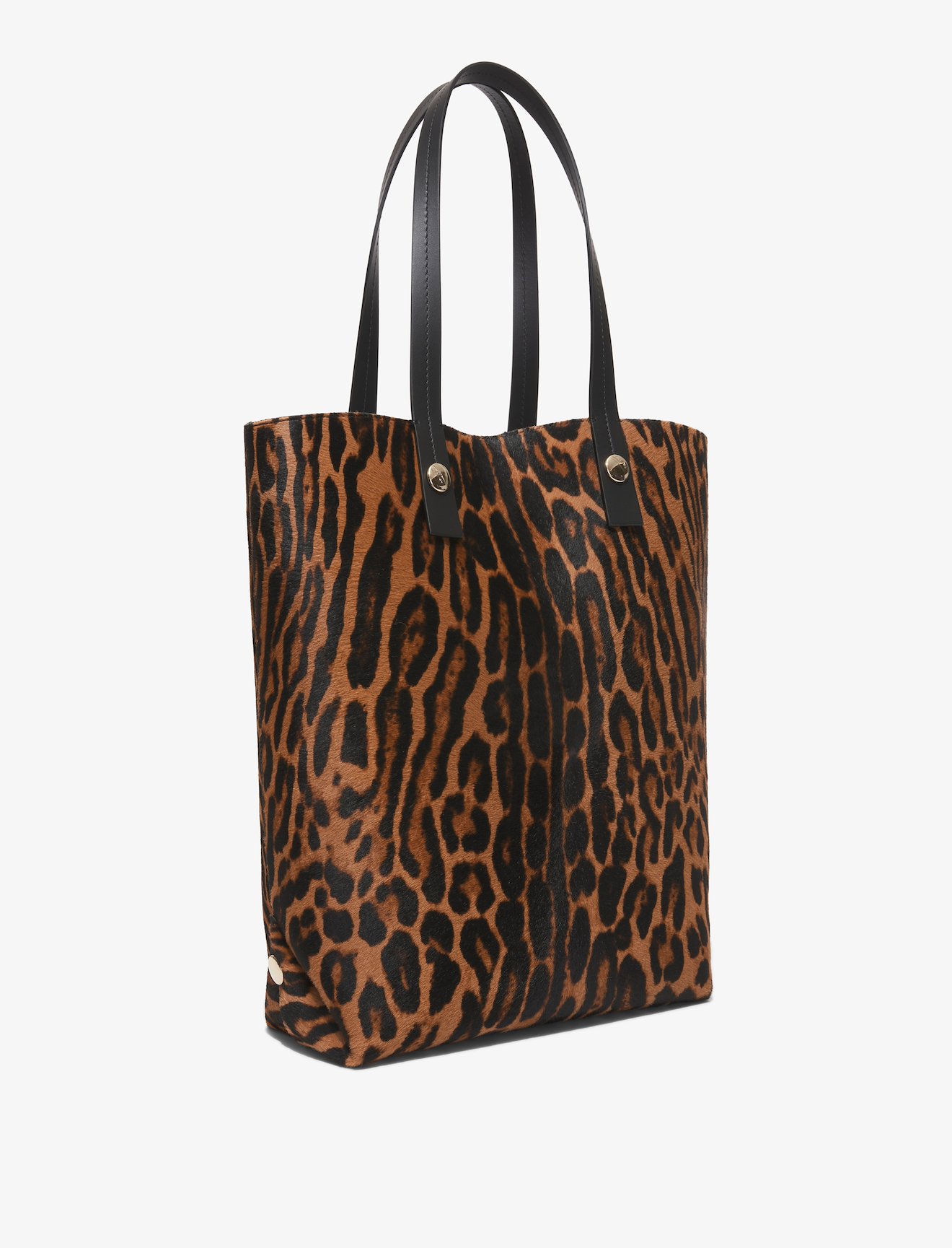 Leopard Printed Haircalf North South Tote #1