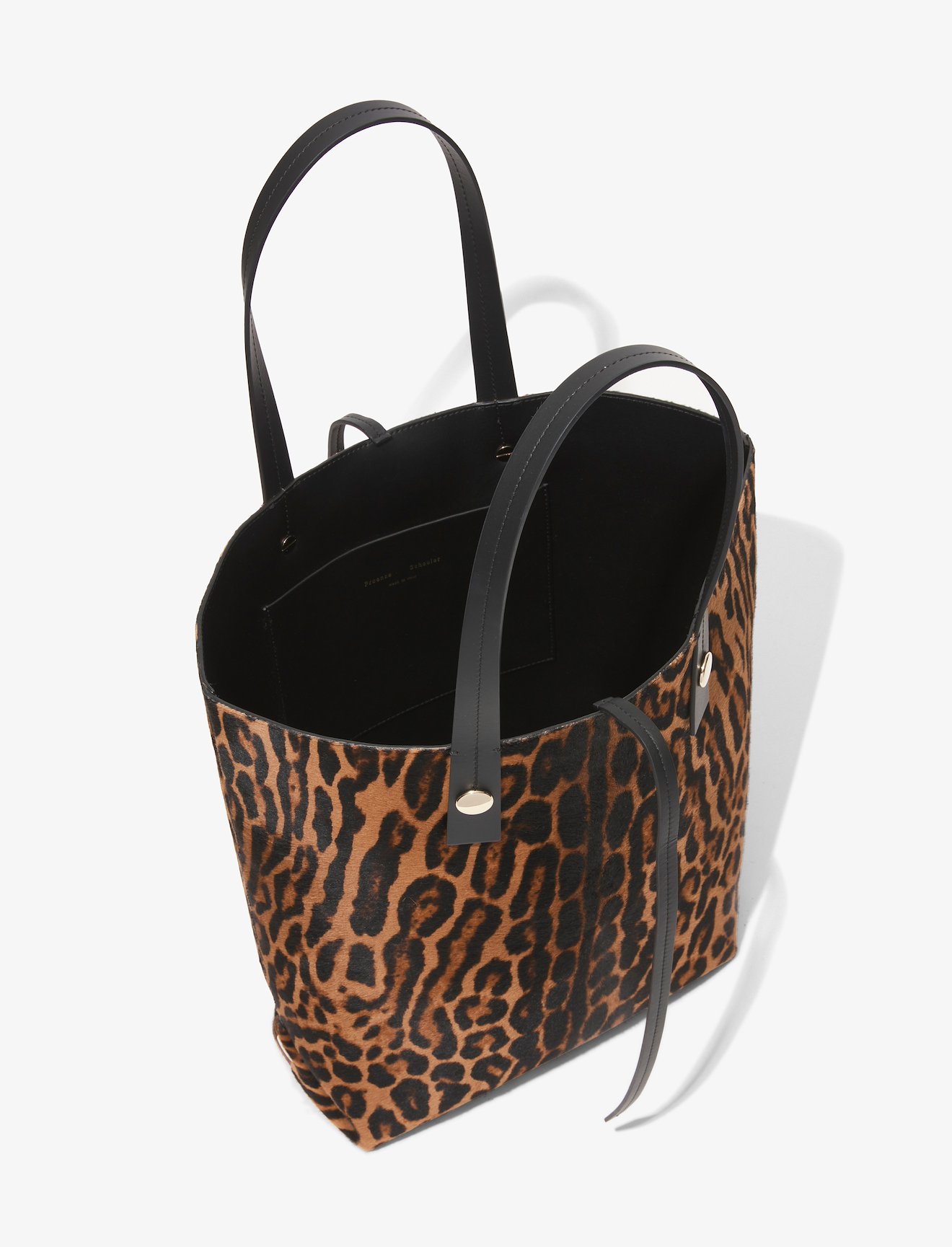 Leopard Printed Haircalf North South Tote #4