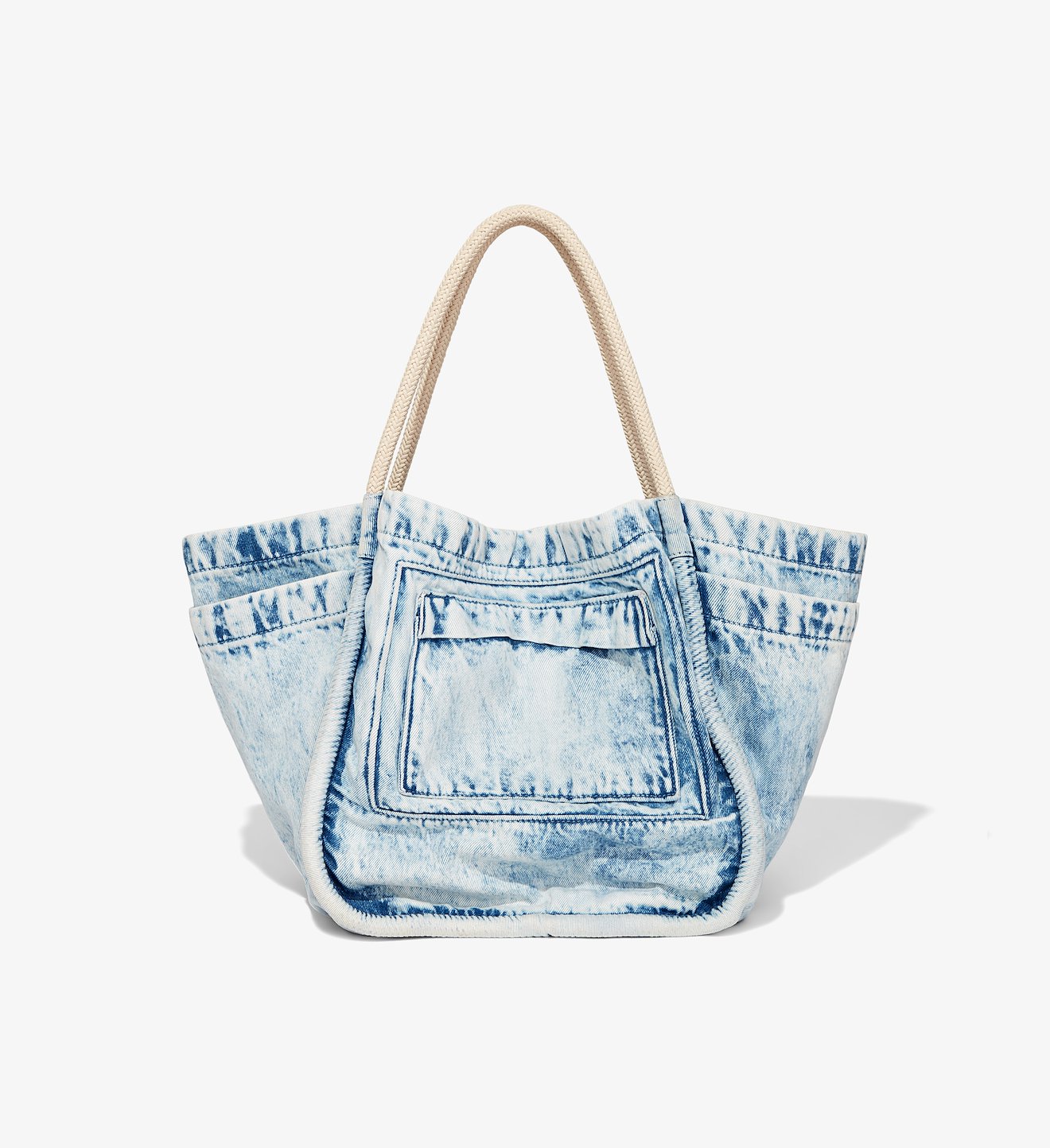 Light Acid Denim L Tote
