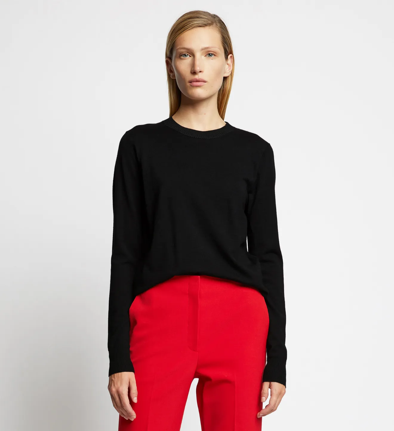 lightweight crewneck sweater
