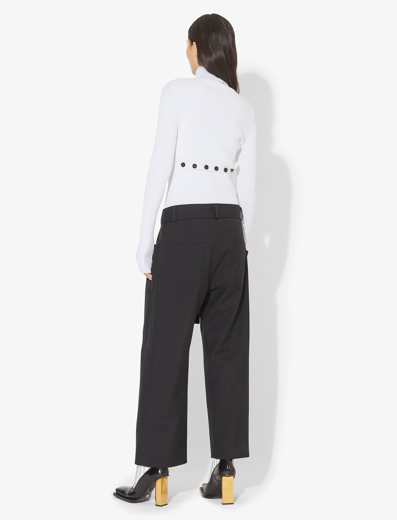 Lightweight Ribbed Turtleneck #2