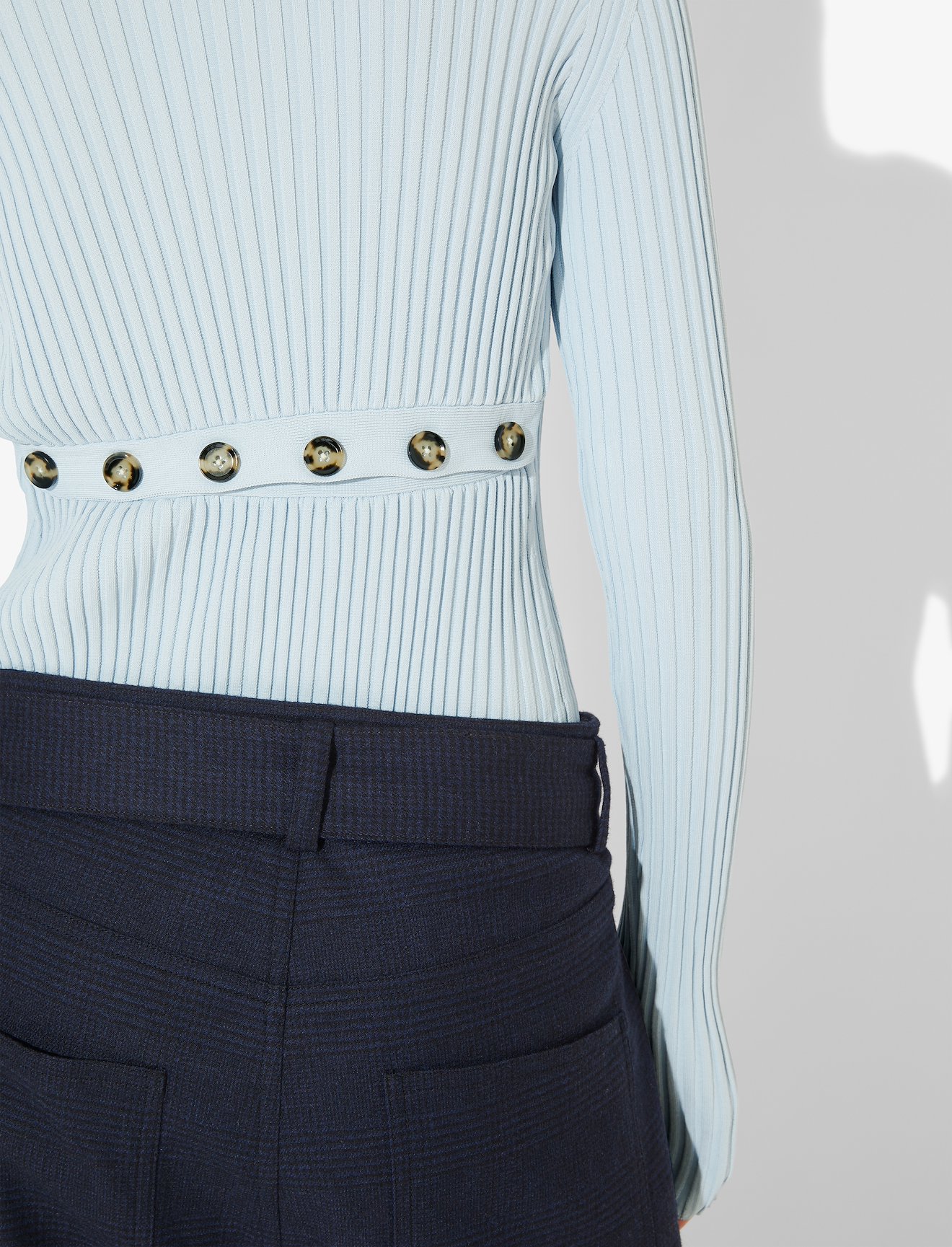Lightweight Ribbed Turtleneck #3