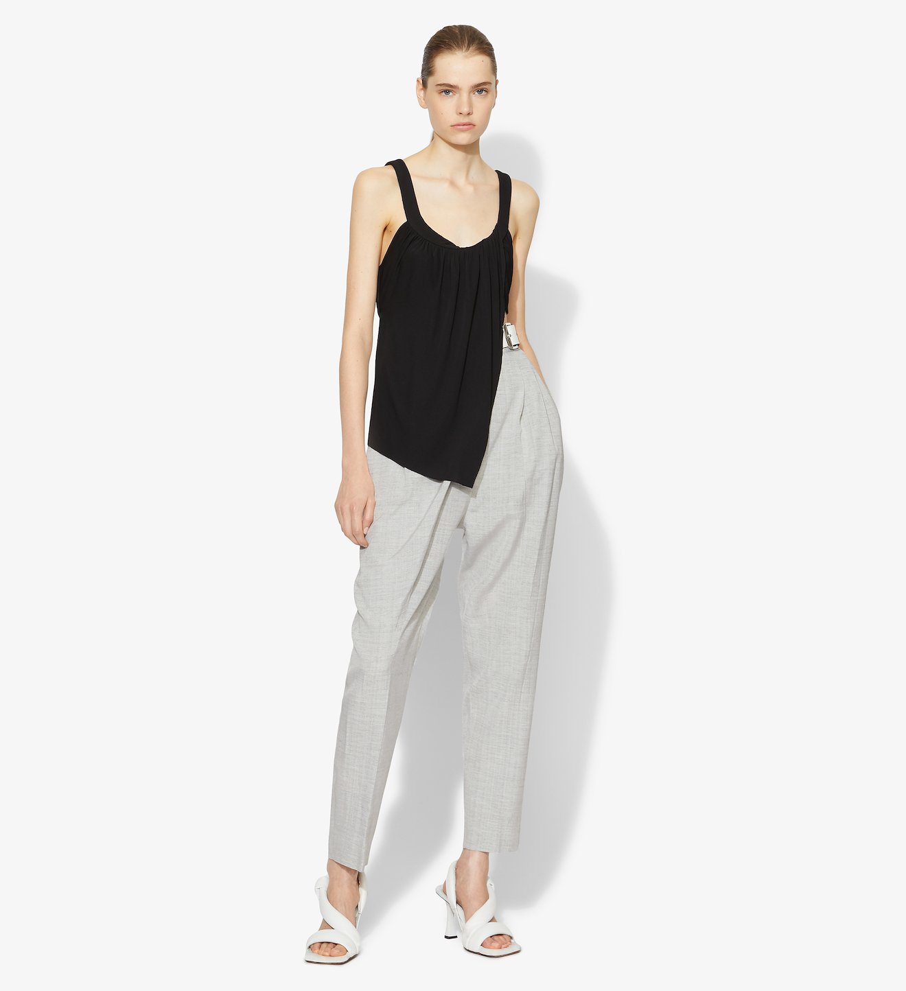 Lightweight Suiting Draped Pants
