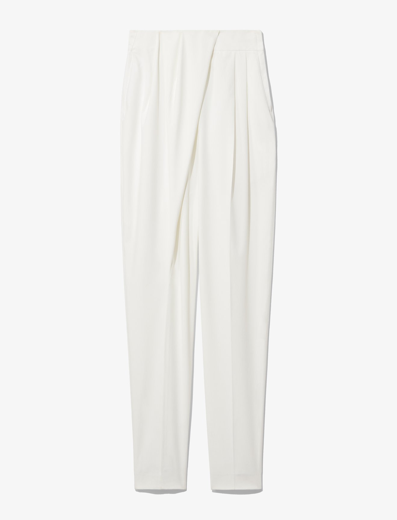 Lightweight Suiting Draped Pants #4
