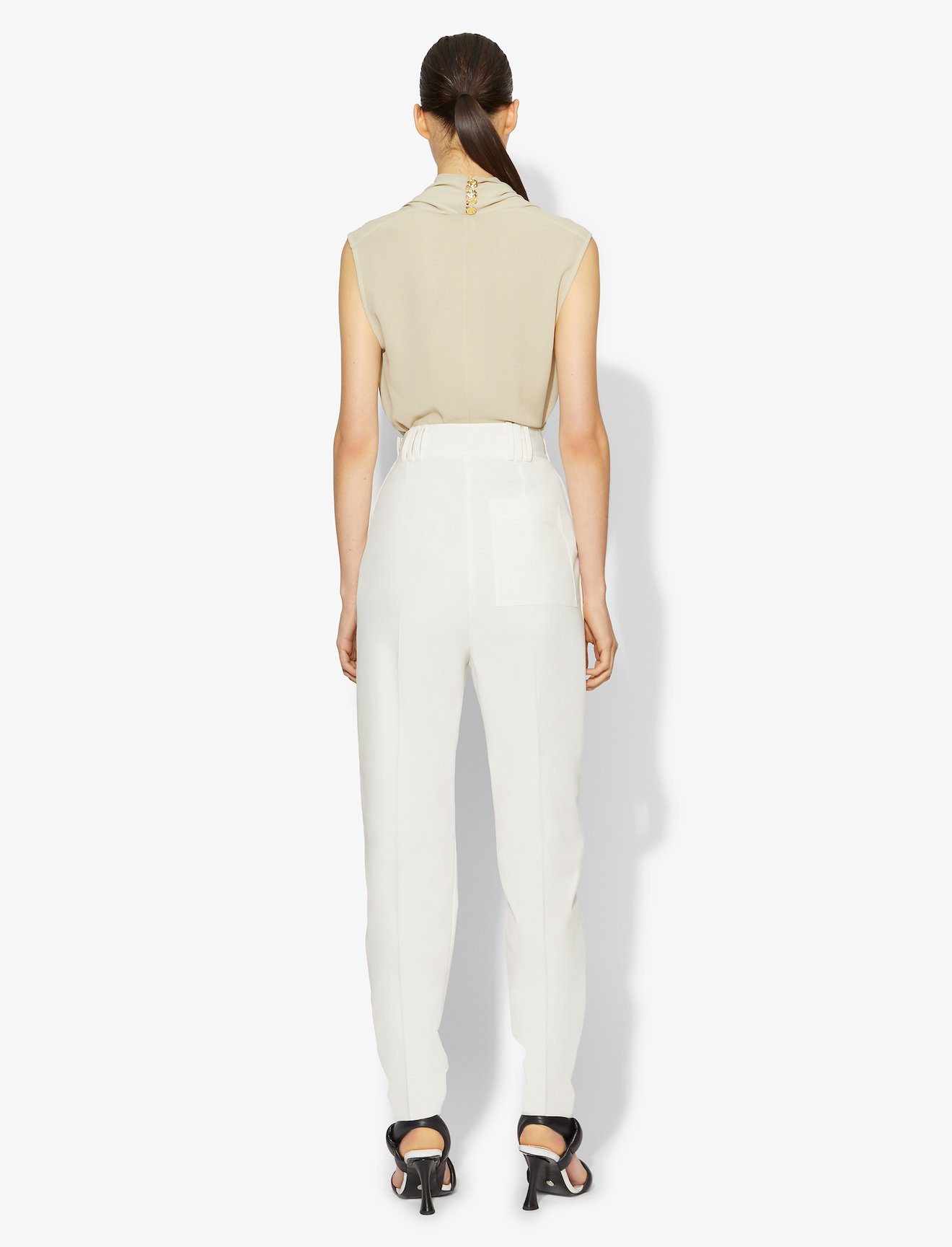 Lightweight Suiting Draped Pants #2