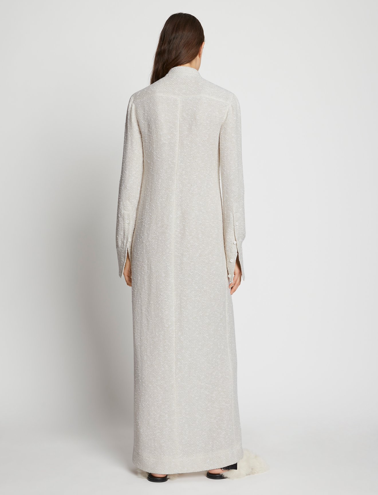 Lightweight Tweed Chiffon Dress #2