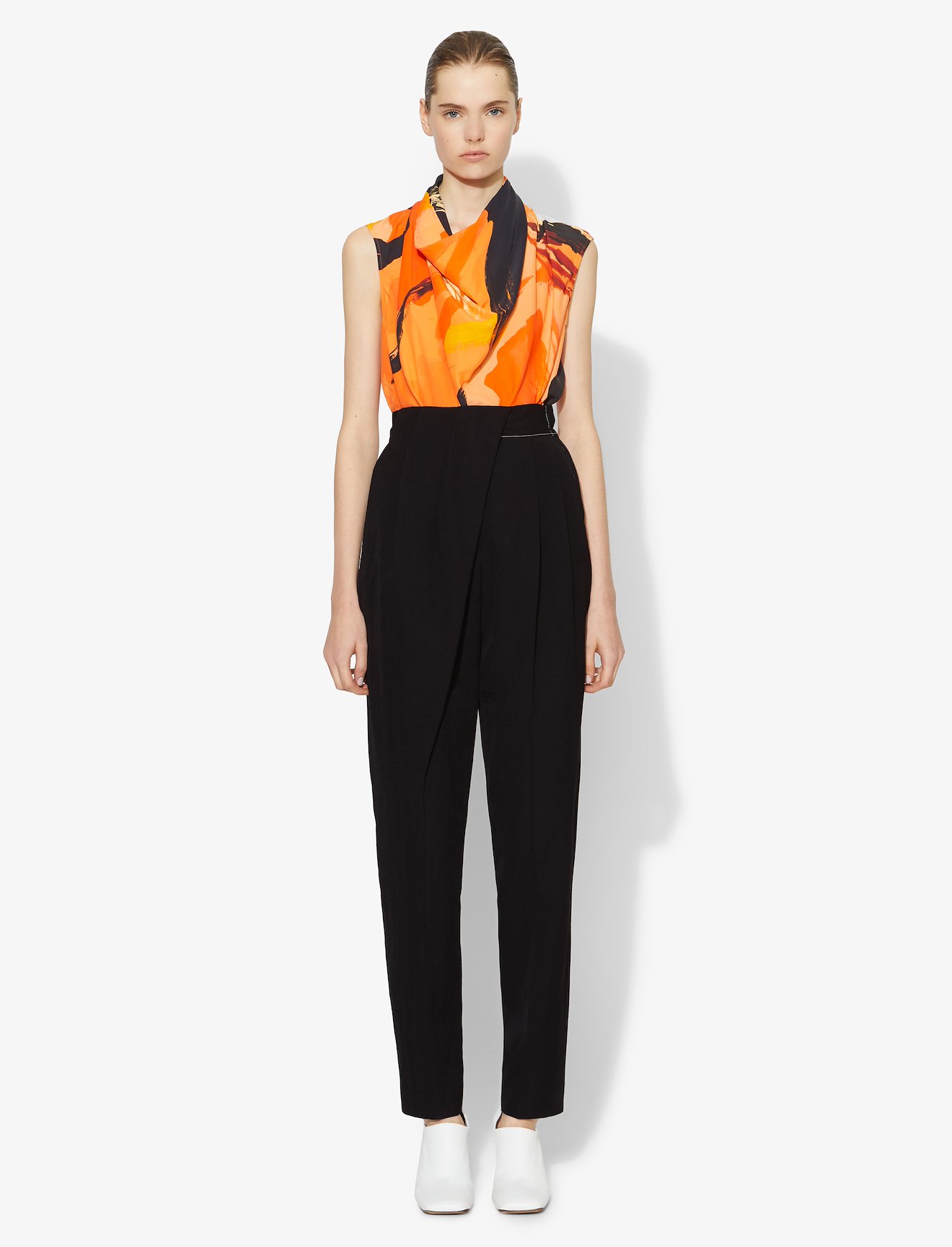 Lightweight Wool Draped Pants #1