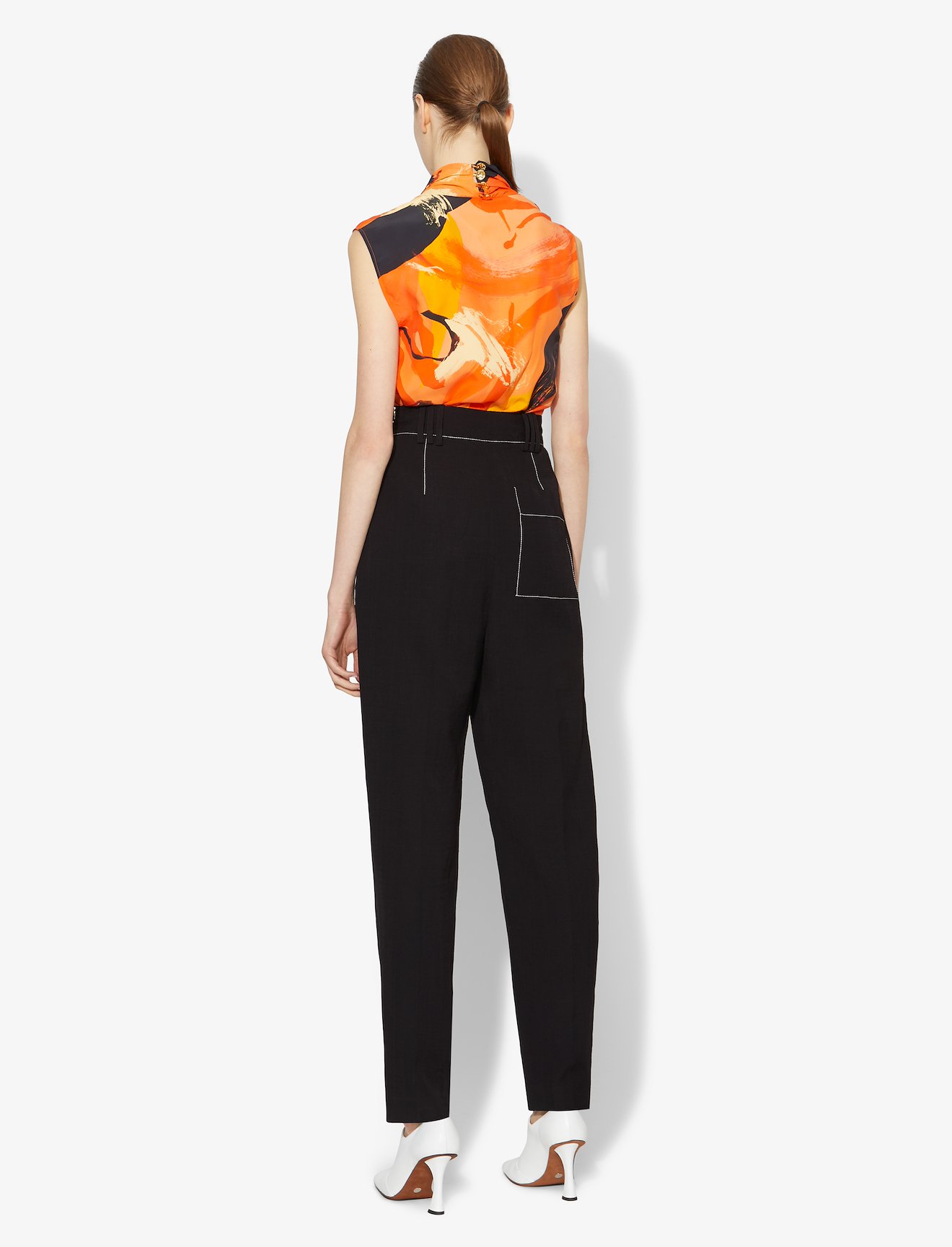 Lightweight Wool Draped Pants #2