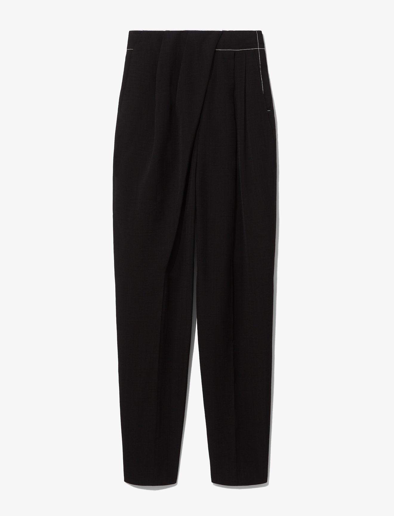 Lightweight Wool Draped Pants #4