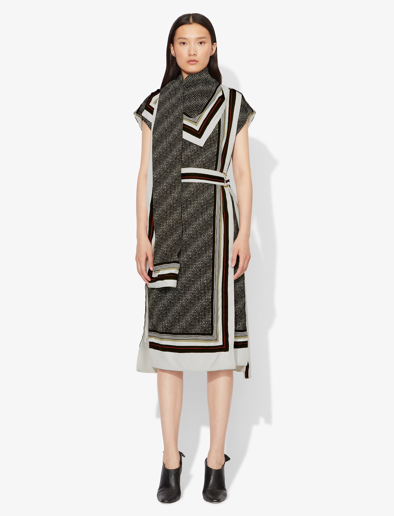 Logo Print Scarf Dress #1