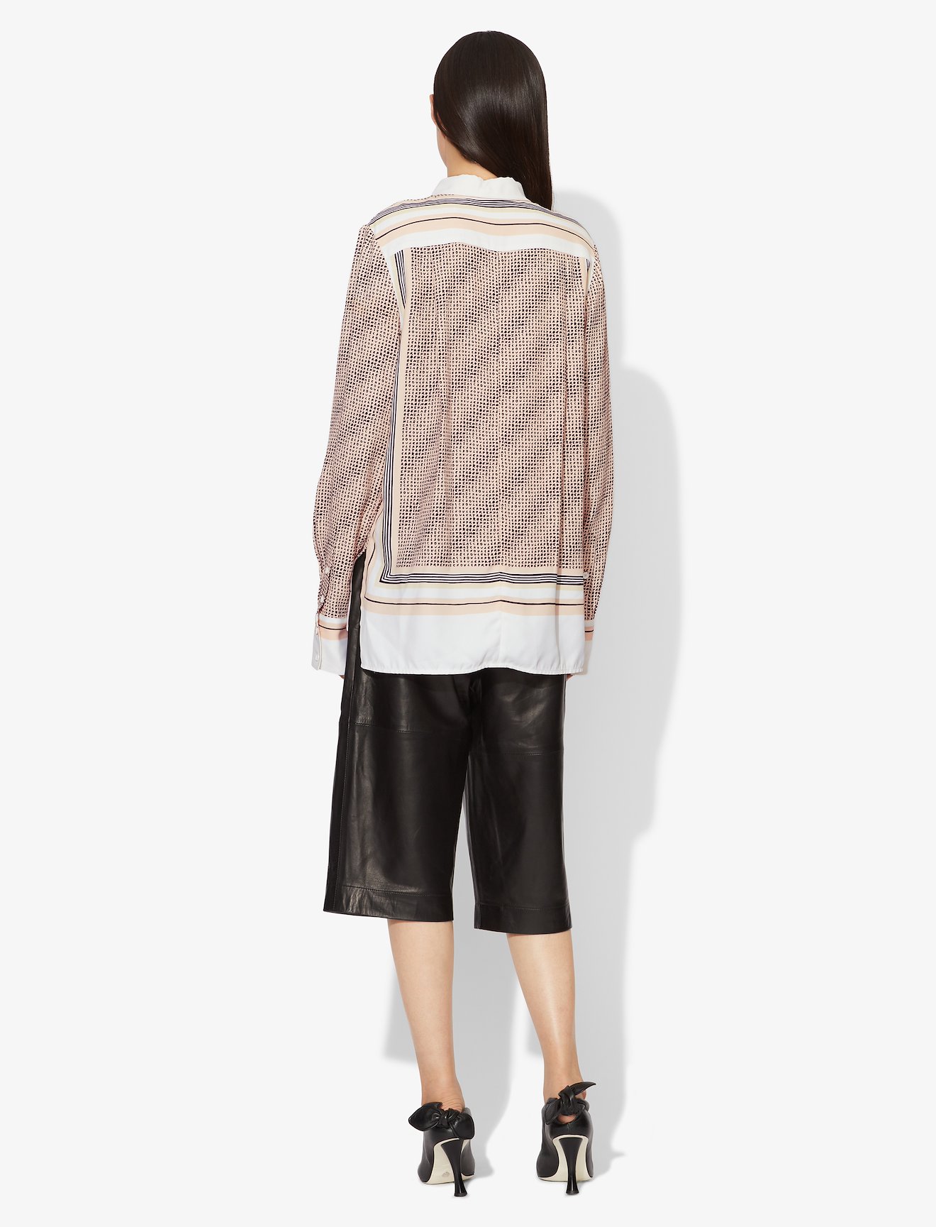 Logo Print Scarf Shirt #2