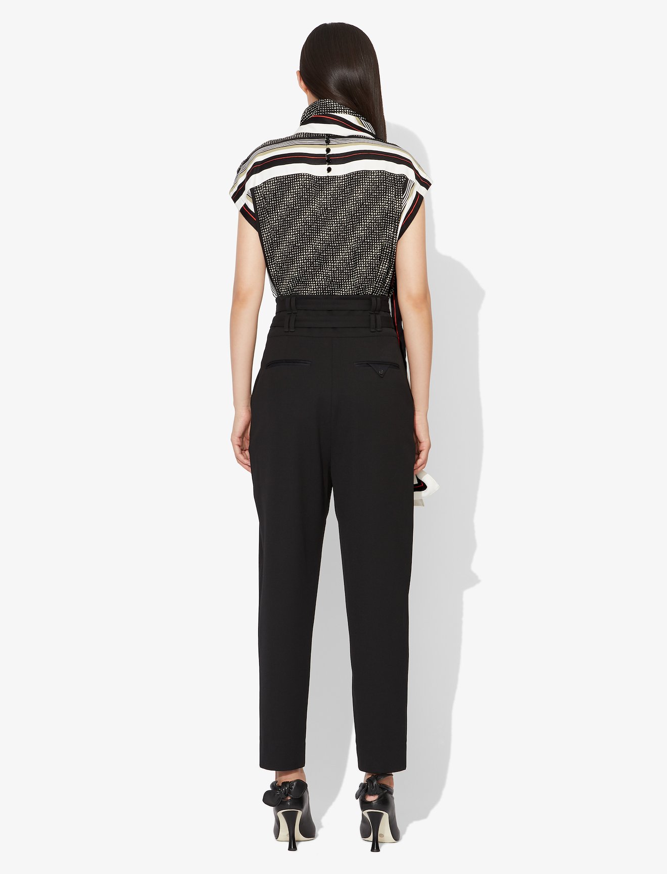 Logo Print Scarf Top #2