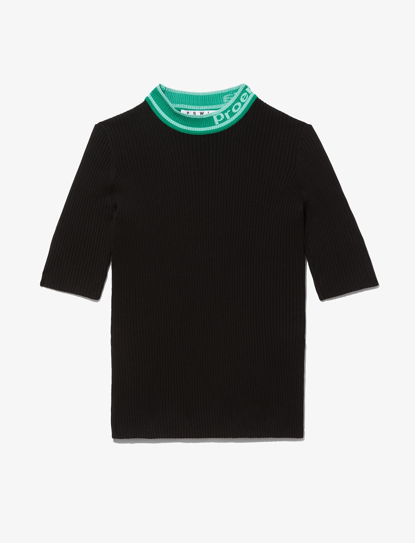 Logo Rib Knit Top #4