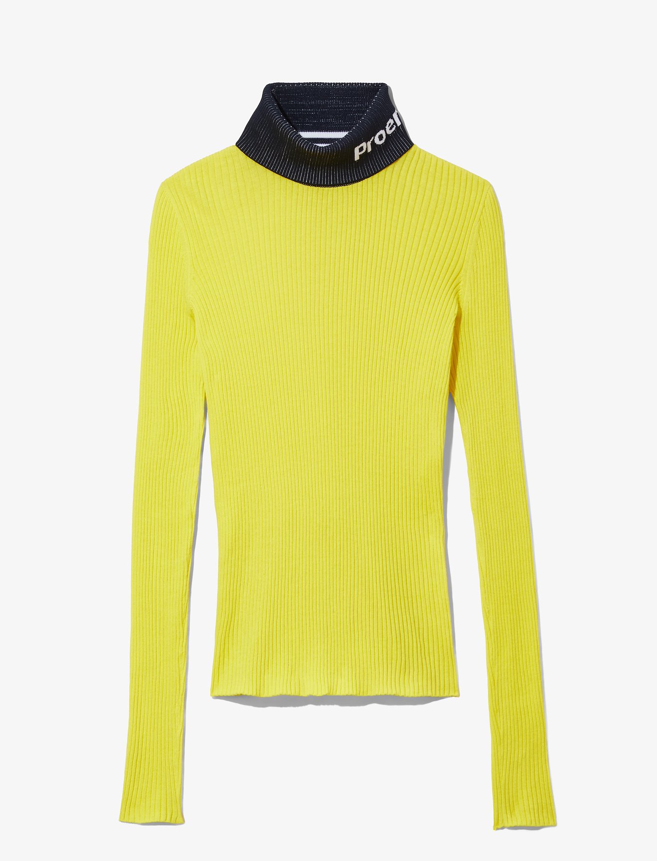 Logo Rib Knit Turtleneck #4