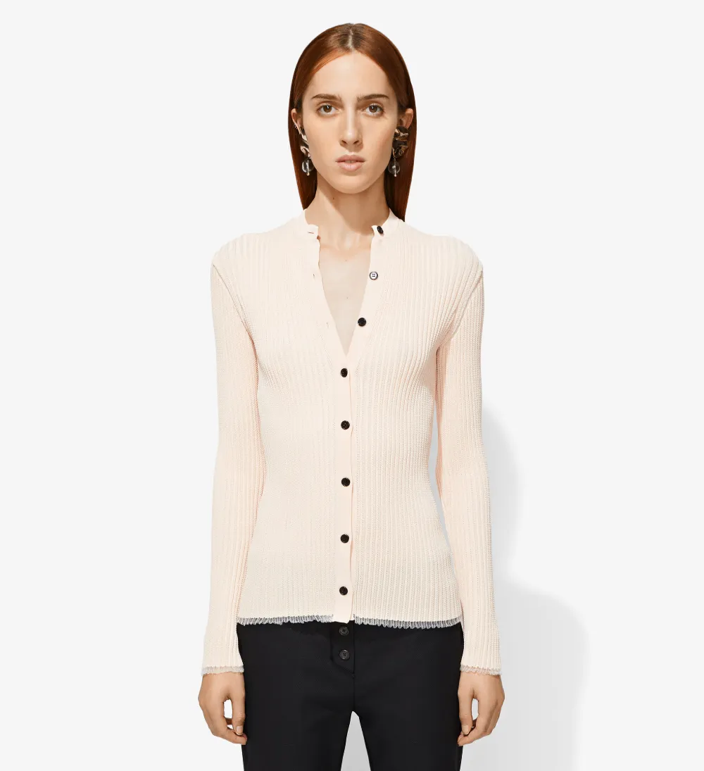 Long Sleeve Crewneck Cardigan