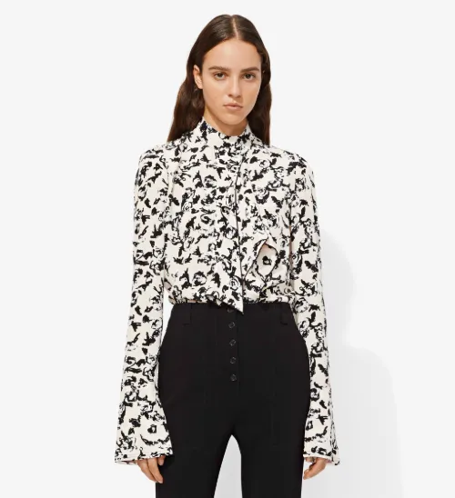 Long Sleeve Ruffle Top