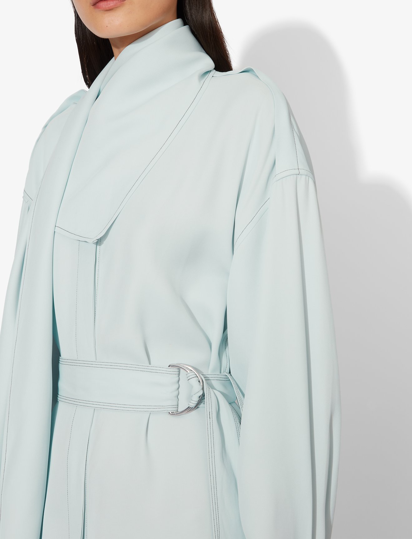 Long Sleeve Scarf Dress #3