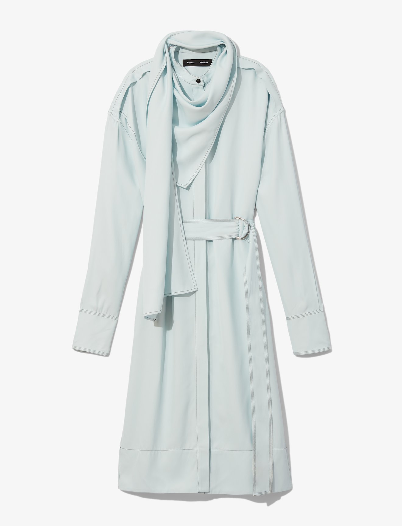 Long Sleeve Scarf Dress #4