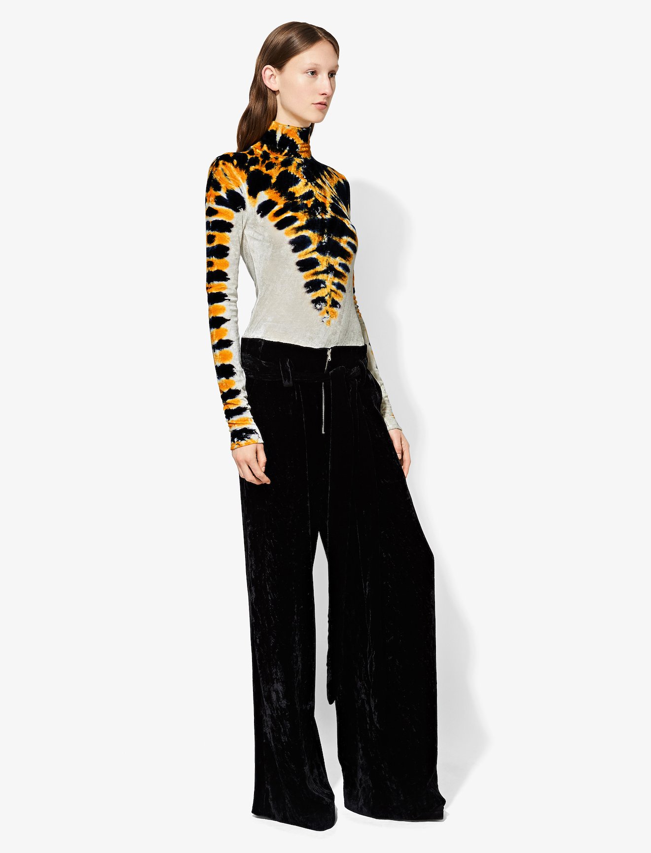 Long Sleeve Tie Dye Turtleneck #1
