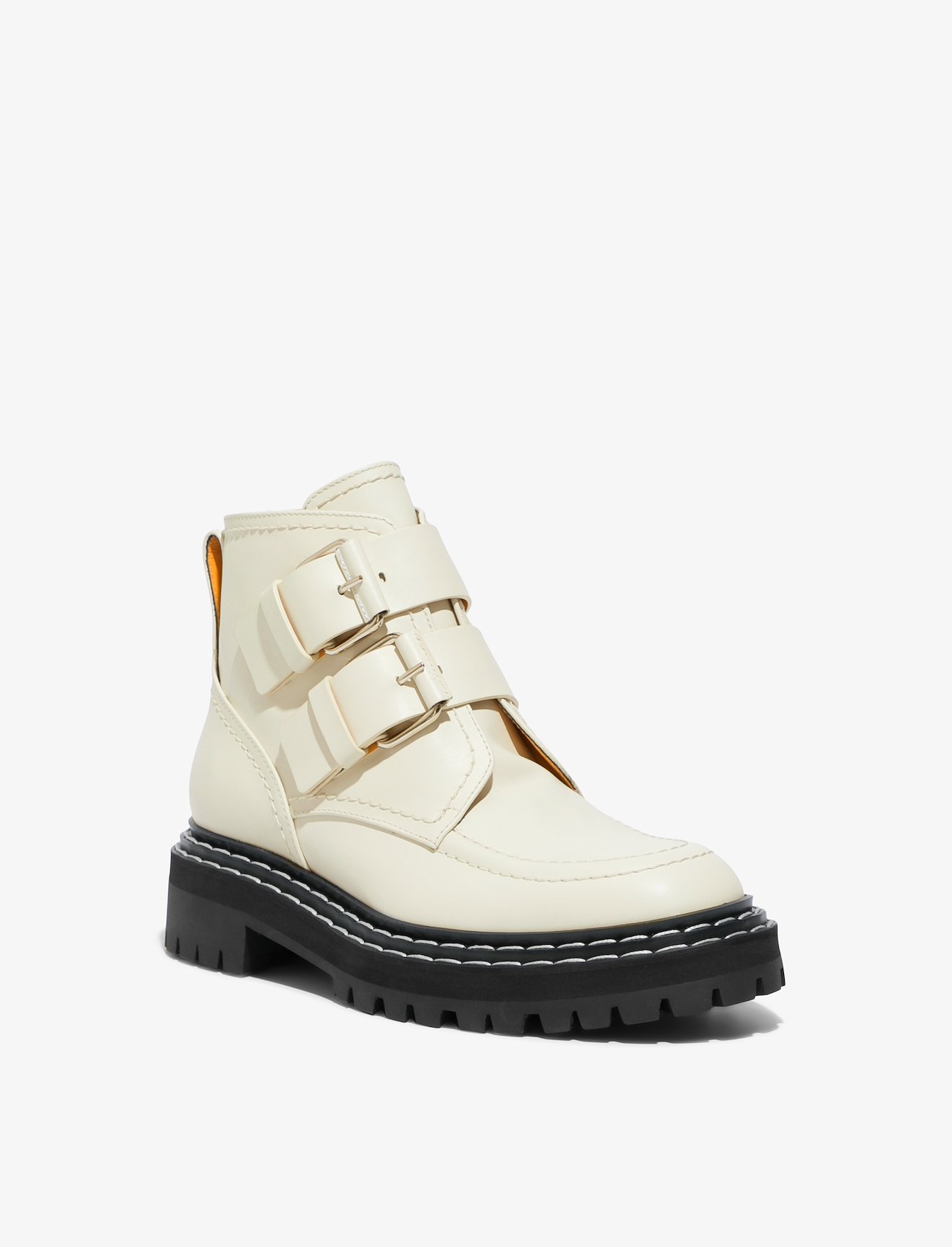 Lug Sole Buckle Boots #1