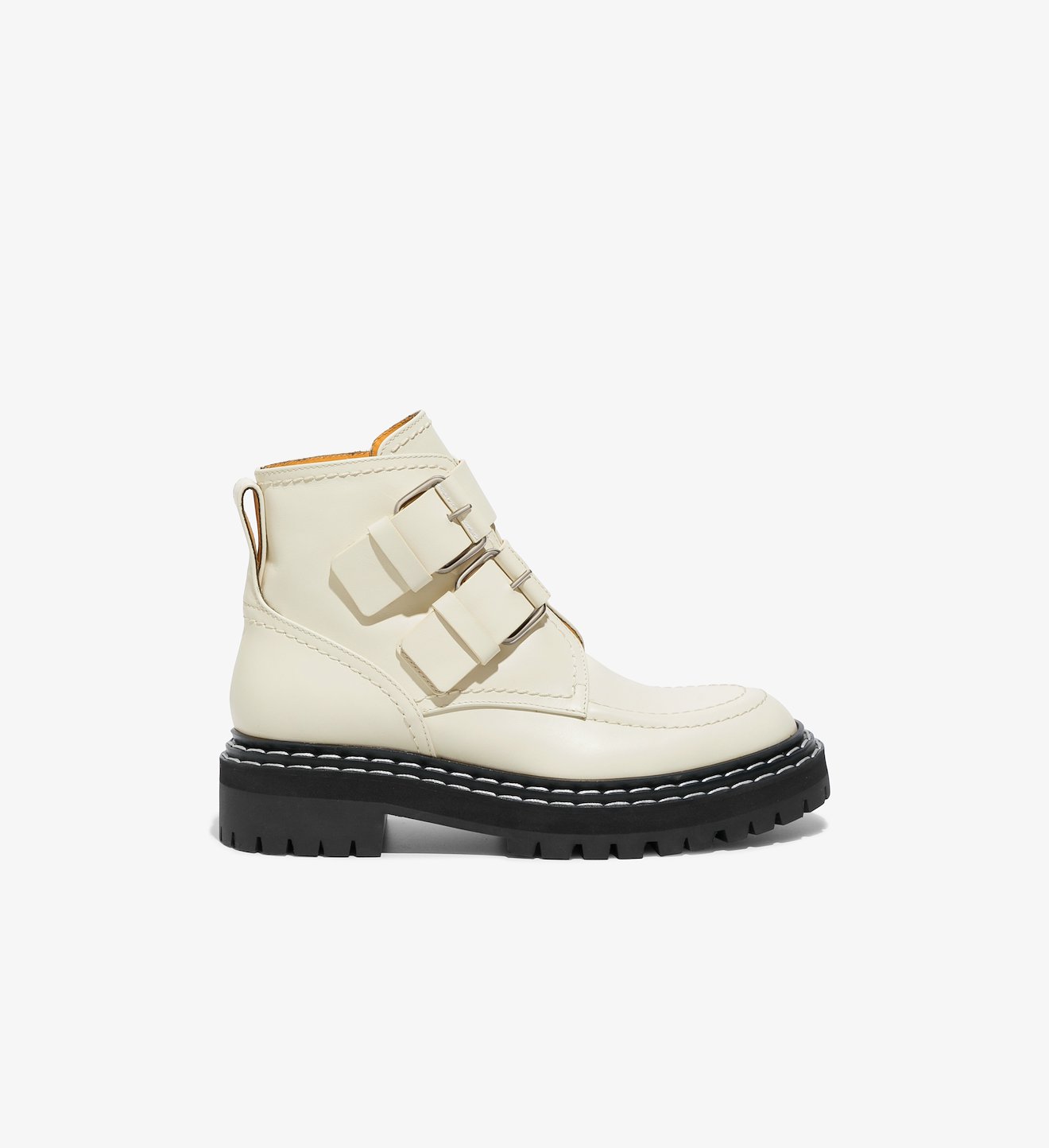 Lug Sole Buckle Boots
