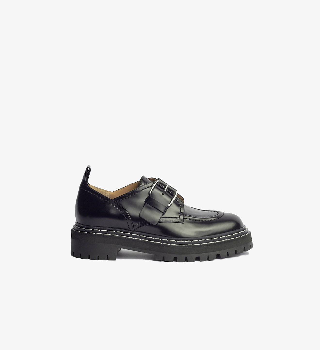 Lug Sole Buckle Oxfords