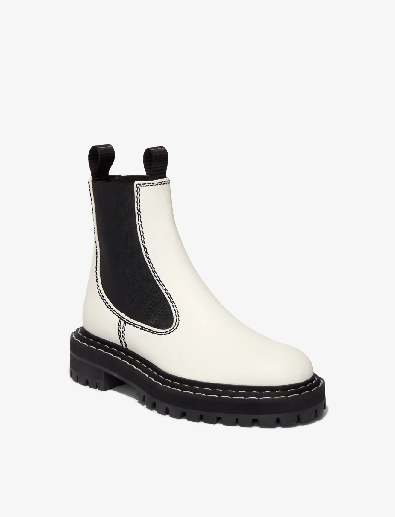 chelsea boots white sole