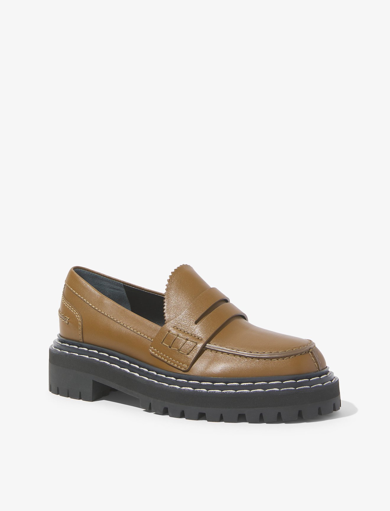 Lug Sole Loafers #1