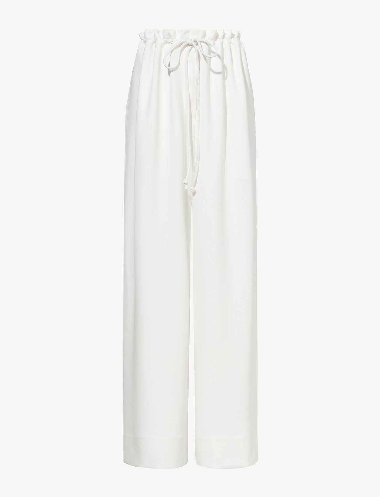 Matte Crepe Drawstring Pants #4