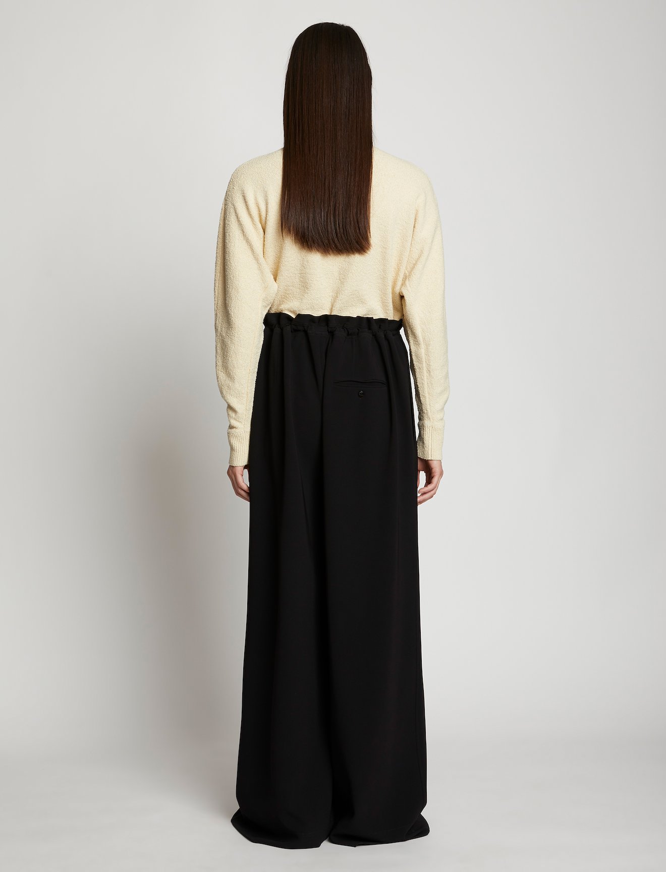 Matte Crepe Drawstring Pants #2