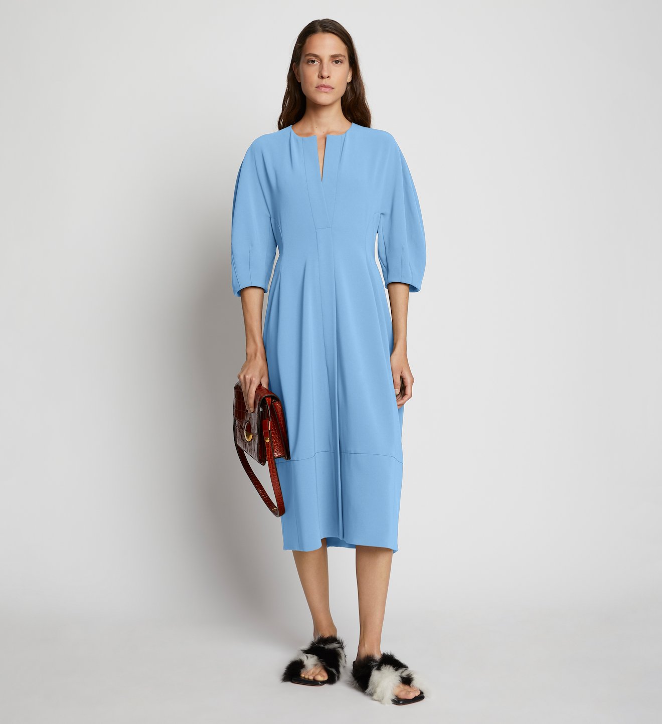 Matte Crepe Dress