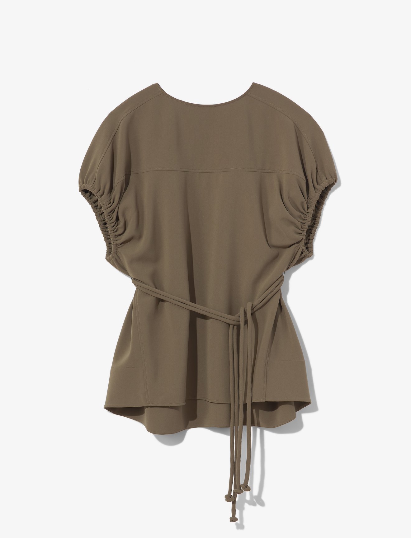 Matte Crepe Rounded Sleeve Top #5