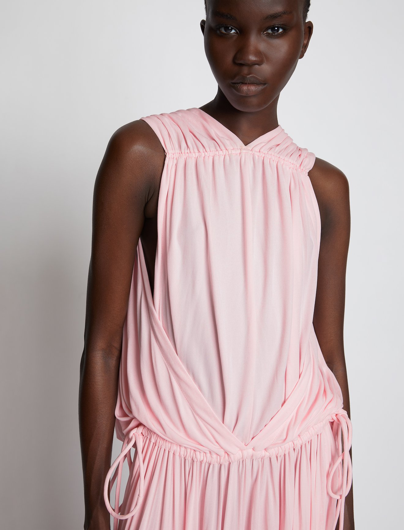 Matte Jersey Draped Dress #3