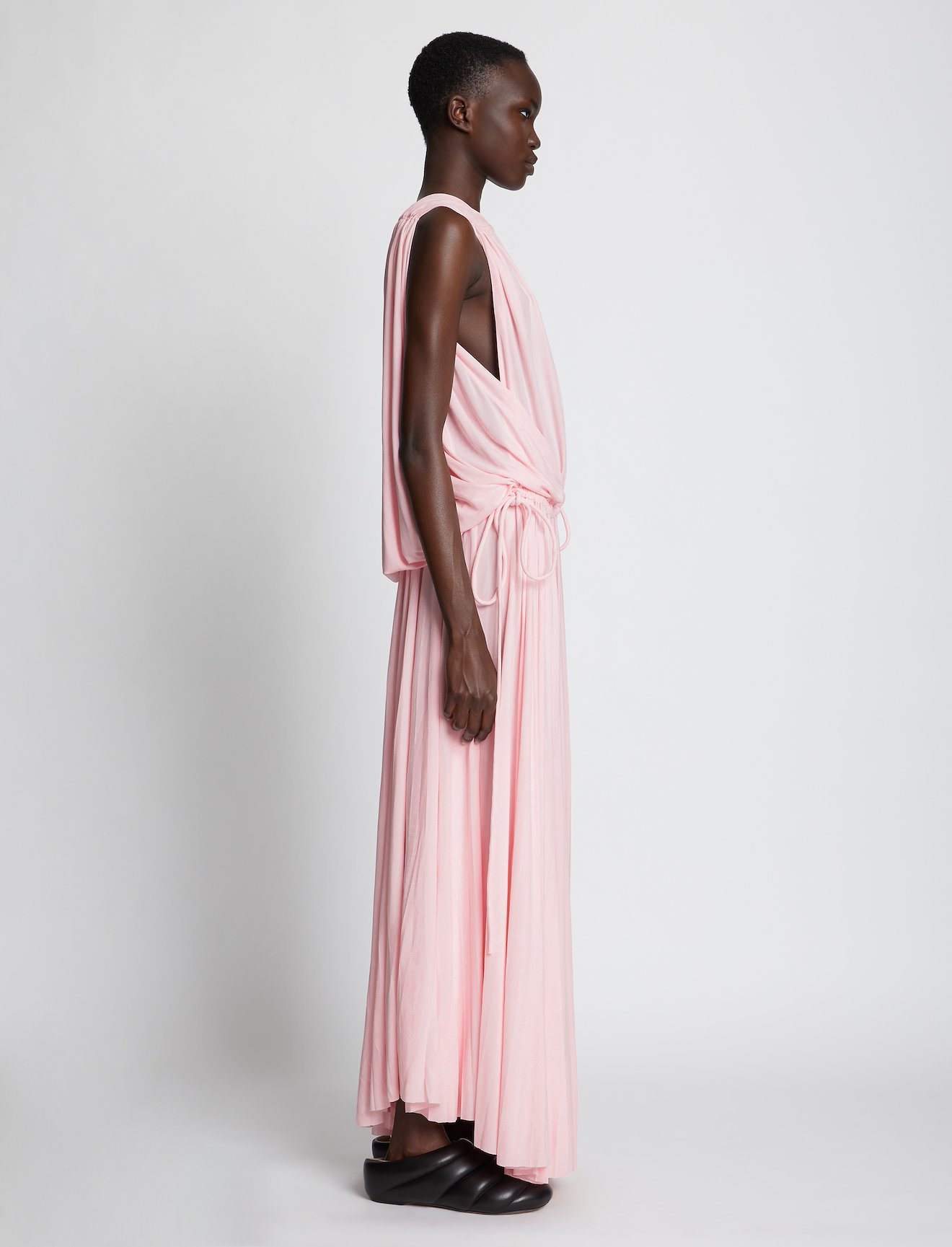Matte Jersey Draped Dress #1