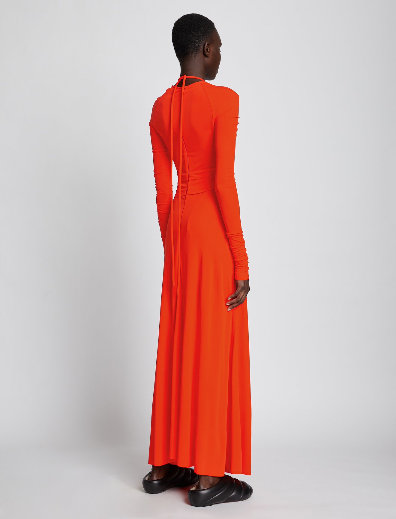 Matte Jersey Drawstring Dress #2