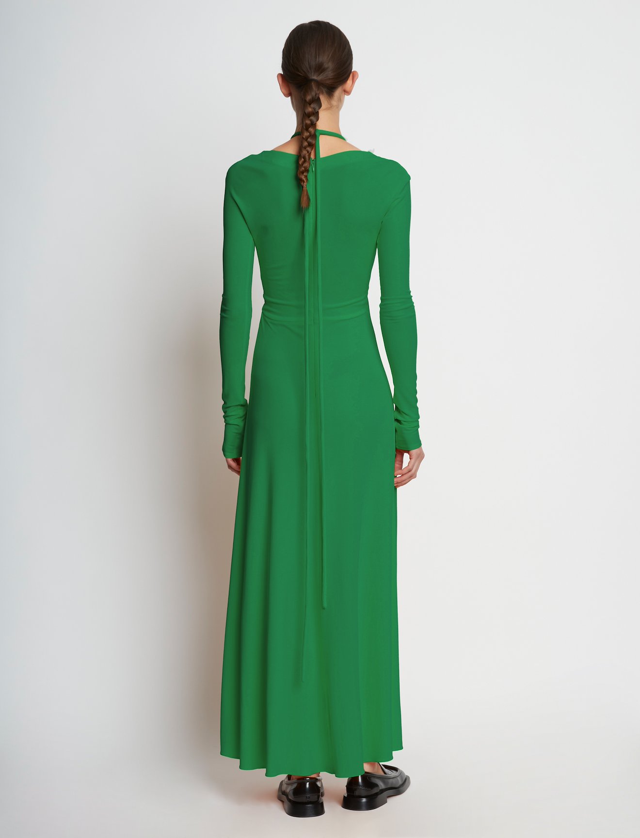 Matte Jersey Long Sleeve Dress #2