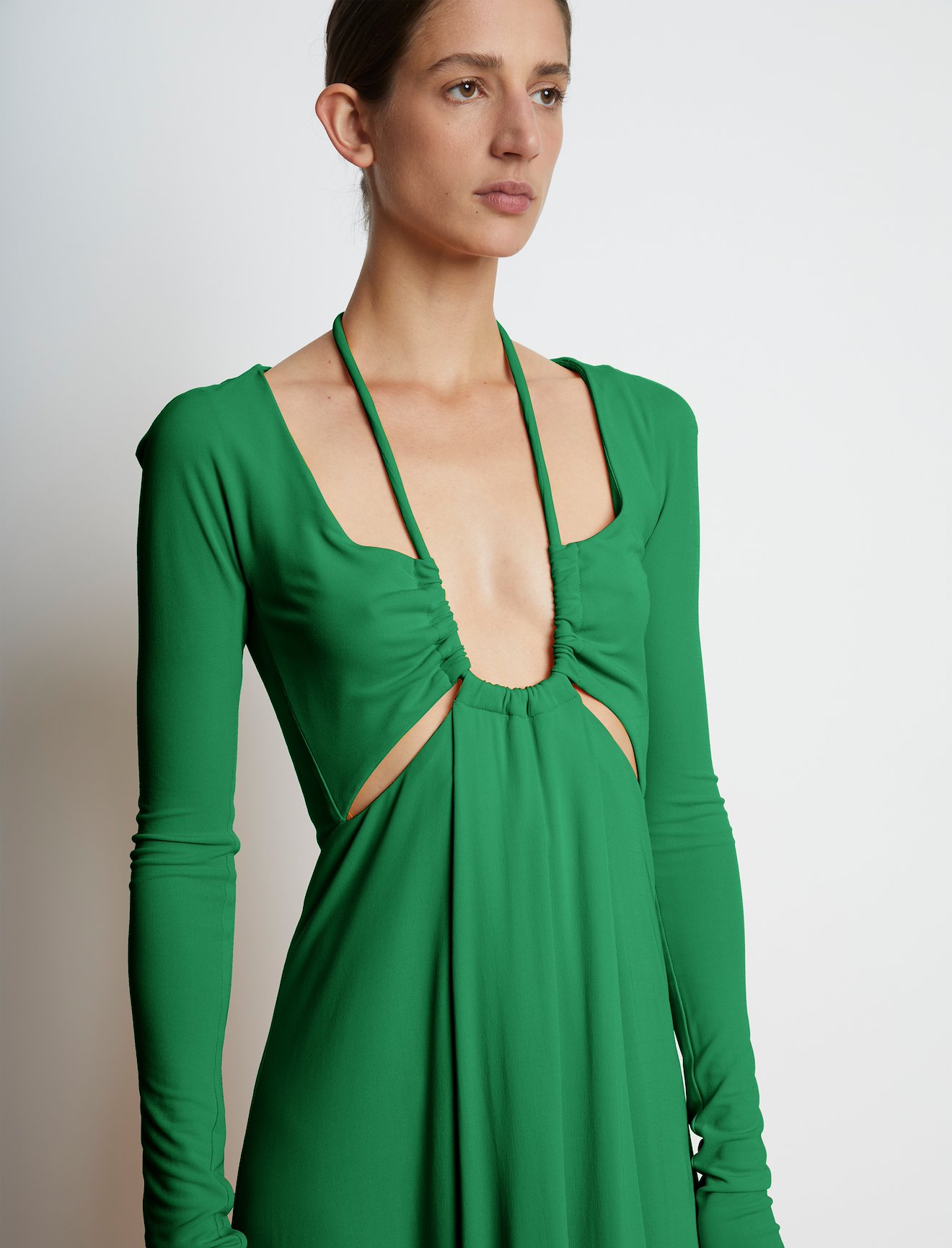 Matte Jersey Long Sleeve Dress #3