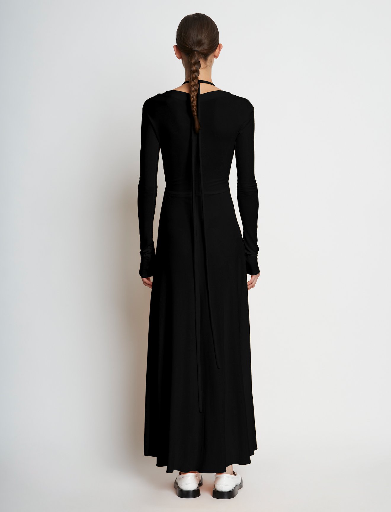 Matte Jersey Long Sleeve Dress #2